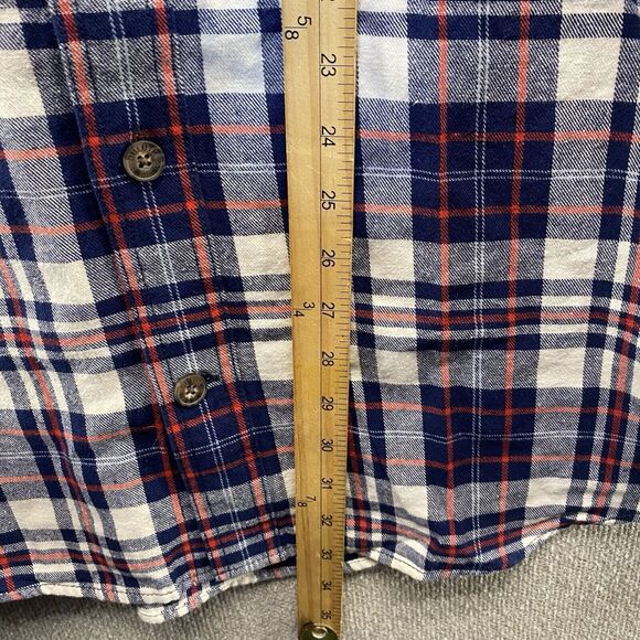 Duluth Trading Co Flannel Shirt Plaid Men's Large Tall - Picture 6 of 9